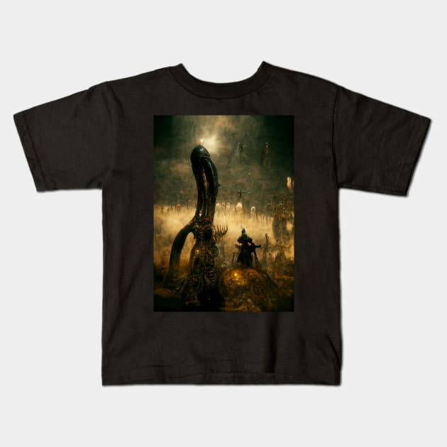 Title VI Kids T-Shirt by DarksmithMiniatures